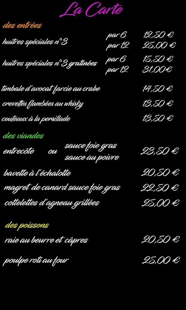 Le Courlay - Menu Image 1